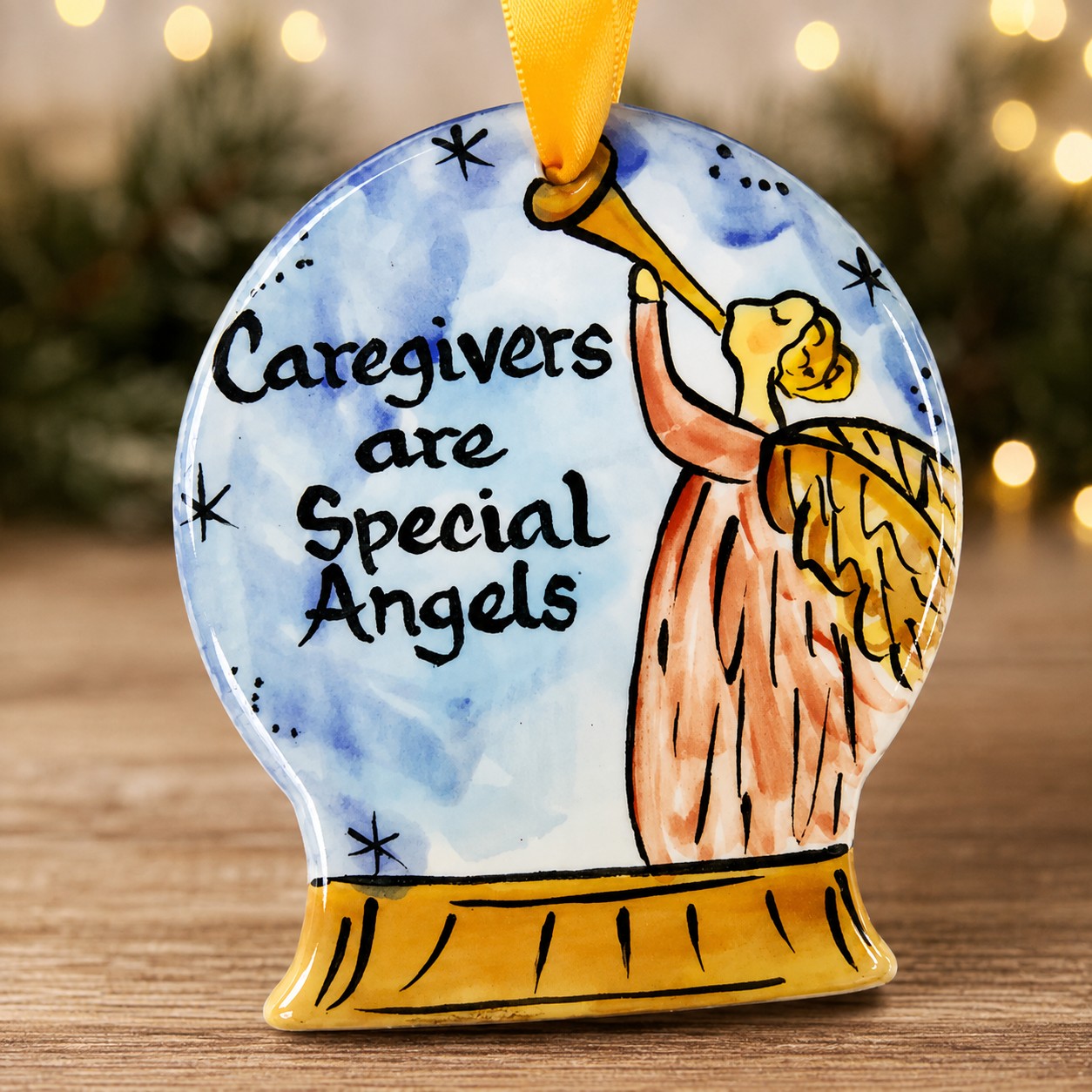 Caregivers Snowglobe Ornament